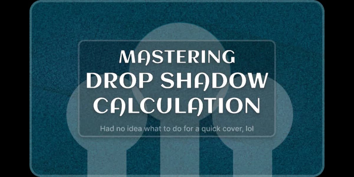 Mastering Drop Shadow Calculation preview