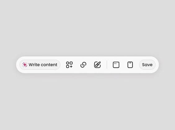 Layers on Instagram: "Floating toolbar by Felix Tran See more designs like these in our bio link. . . . #layers #uidesign #uxdesign #uiux #design #userinterface #appdesign"