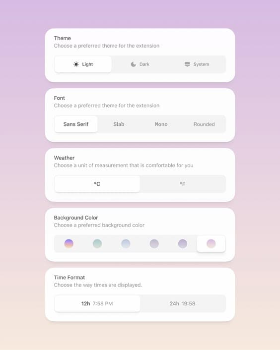 Design reference from Components